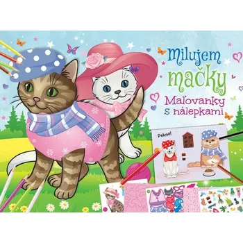 Cizojazyčná kniha Milujem mačky