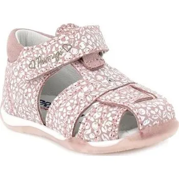 Dívčí sandály kožené sandálky dětské dívčí Primigi 3908333 velikost 25