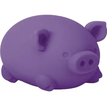 Výuková hračka Schylling NeeDoh mačkací prasátko 1 ks fialová