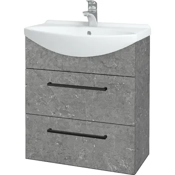 Koupelnový nábytek Dřevojas Koupelnová skříňka TAKE IT SZZ2 65 - D20 Galaxy / Úchytka T06 / D20 Galaxy