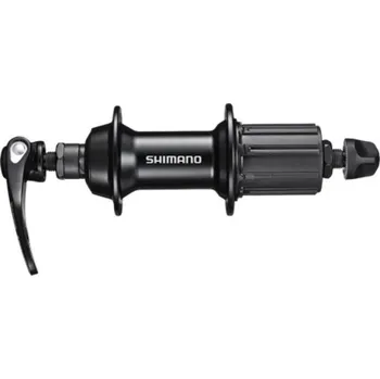 Náboj kola SHIMANO nába zadní TIAGRA FH-RS400 pro ráfkovou brzdu 10/11 rychl 36 děr 163 mm černá