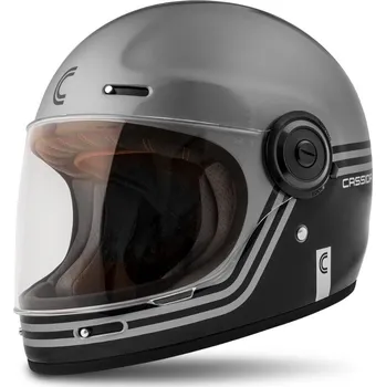Helma na motorku CASSIDA Integrální přilba Fibre Super Hooligan černo/metalická šedá M