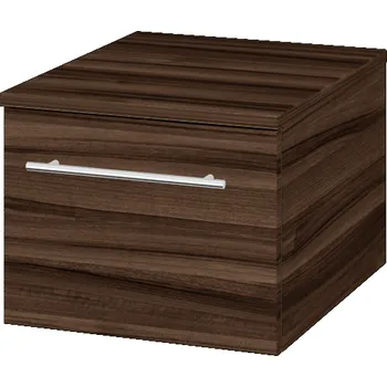 Koupelnový nábytek Dřevojas Nízká skříňka DOS SNZ1 40 - D06 Ořech / Úchytka T02 / D06 Ořech