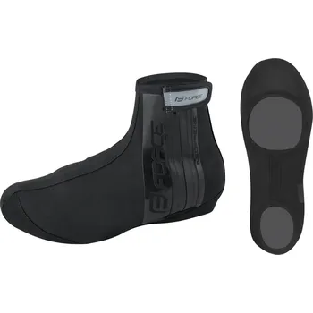 Cyklistické návleky návleky treter FORCE NEOPRENE, černé M