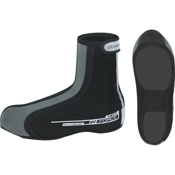 Cyklistické návleky návleky treter FORCE HOT EXTREME, černé XL