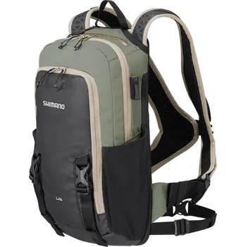 turistický batoh SHIMANO batoh UNZEN 6 s hydrapakem, KHAKI