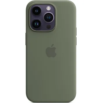 Pouzdro na mobilní telefon Apple Silicone Case with MagSafe pro Apple iPhone 14 Pro Olive