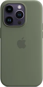 Pouzdro na mobilní telefon Apple Silicone Case with MagSafe pro Apple iPhone 14 Pro Olive