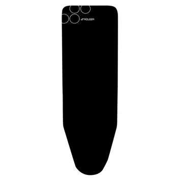 Žehlicí prkno Rolser potah na žehlící prkno 110 x 32 cm, vel. potahu S 120 x 42 cm, černý FUR001-2068