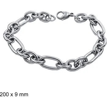 Náramek Náramek - Cable,Figaro,Mother & Child - 200 x 9 mm - 21.7g