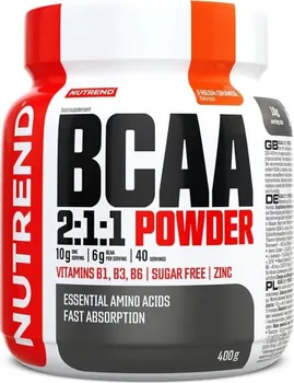 Aminokyselina Nutrend BCAA 2:1:1 Powder 400 g