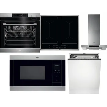 Set domácích spotřebičů AEG BSK792380M + AEG Mastery DoubleBridge IKE64450XB + AEG Mastery DBB5660HM + AEG Mastery MSB2547D-M + AEG FSK73607Z