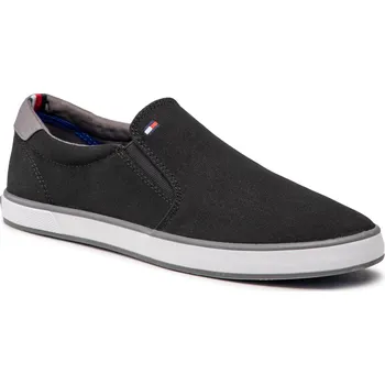 Pánské slipry Tommy Hilfiger Iconic Slip On Sneaker černé 44