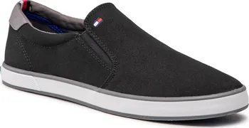Pánské slipry Tommy Hilfiger Iconic Slip On Sneaker černé 44