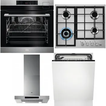 Set domácích spotřebičů AEG BSK792380M + AEG Mastery StepPower HGB64420SM + AEG Mastery DBB5660HM + AEG FSK73607Z