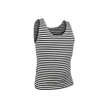 Tílko MARINE proužkované ČERNÉ XL - Skladem