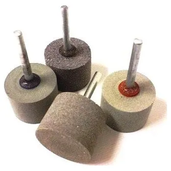 Brusný kotouč Brusné tělísko elastické 40 x 30 mm zr. 150 NEREZ - červená