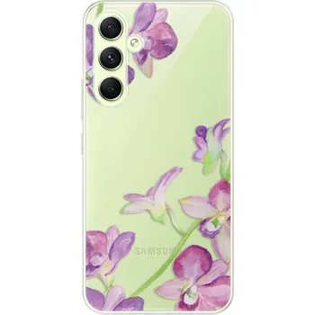 Pouzdro na mobilní telefon Odolné silikonové pouzdro iSaprio - Purple Orchid - Samsung Galaxy A54 5G