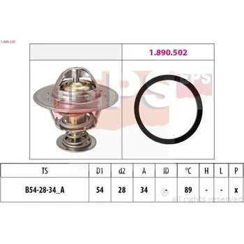 Automobilové těsnění Termostat, chladivo EPS 1.880.220