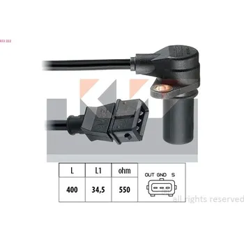 Kliková hřídel Generátor impulsů, klikový hřídel KW 453 222