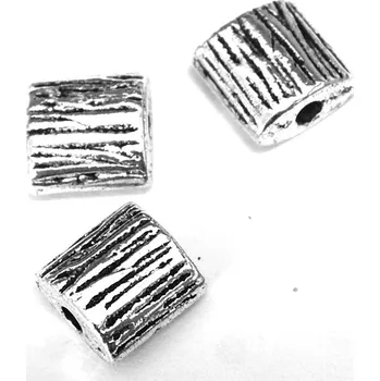Dětské navlékací korálky Korálky kovové, 1ks, 9,5 x 8 mm