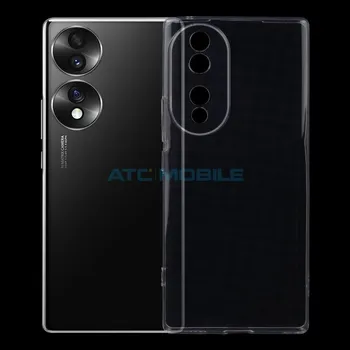 Pouzdro na mobilní telefon TPU kryt Honor 70 (FNE-NX9, FNE29A) transparentní, ultratenký (0,75mm) a zpět 14 Kč s ATC Clubem