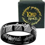 Černý prsten moci z Pána prstenů a Hobit z chirurgické oceli obvod 61 mm