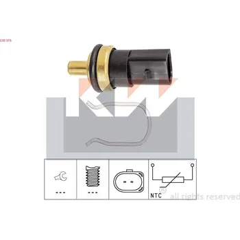 Čidlo automobilu Snímač, teplota paliva KW 530 376