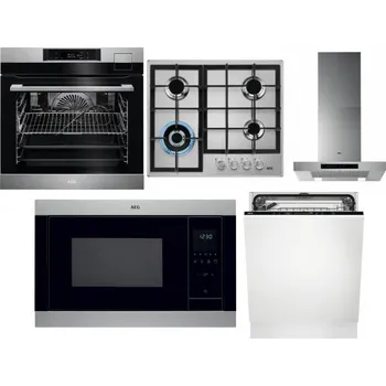 Set domácích spotřebičů AEG BSK792380M + AEG Mastery StepPower HGB64420SM + AEG Mastery DBB5660HM + AEG Mastery MSB2547D-M + AEG FSK73607Z