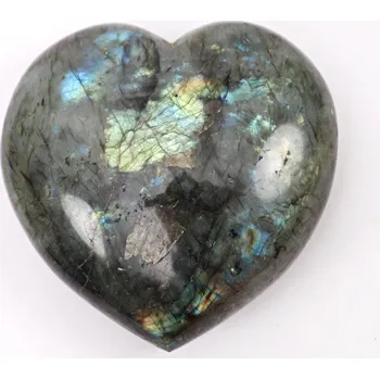 Drahý kámen Magieprirody.cz Srdce Labradorit 93x91 mm 455g přírodní kámen #K574
