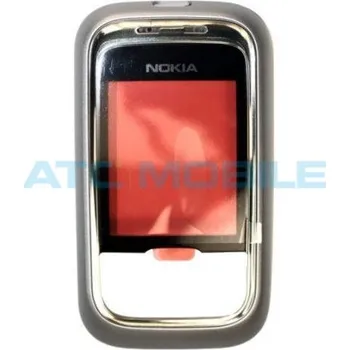 Náhradní kryt pro mobilní telefon Přední kryt Nokia 6111 černý (Black), originální - 0266912 a zpět 1 Kč s ATC Clubem