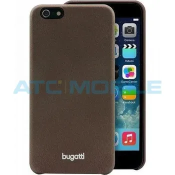 Pouzdro na mobilní telefon iPhone 6/6S Plus zadní kryt bugatti SoftCover Nice, hnědý a zpět 3 Kč s ATC Clubem