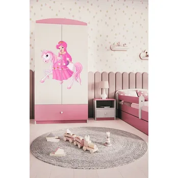 Komoda Dětská skříň Babydreams 90 cm princezna růžová