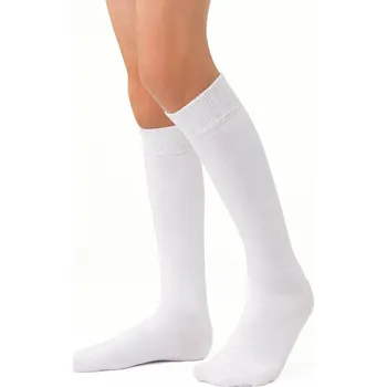 Bílé dívčí podkolenky Art.072 YI005, WHITE Velikost: 29/31