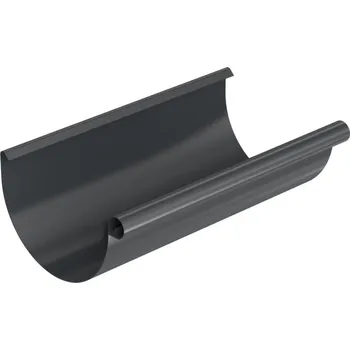 okap BRYZA Žlab, okap pozinkovaný Ø 125 mm, délka 4M, Antracit RAL 7021
