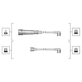 Zapalovací kabel Sada kabelů pro zapalování MAGNETI MARELLI 941319170004