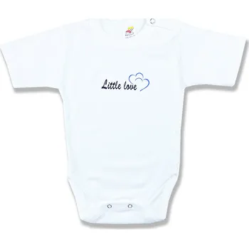 BABY´S WEAR Body pro miminka, krátký rukáv- Little love, modré Velikost: 98 (24-36m)