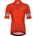 HOLOKOLO Cyklistický dres s krátkým rukávem - FLOW JUNIOR - vícebarevná/červená