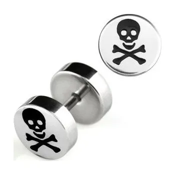 Piercing Falešný piercing - lebka