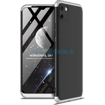 Pouzdro na mobilní telefon GKK kryt Realme C11 (RMX2185) plné krytí černý/stříbrný a zpět 9 Kč s ATC Clubem