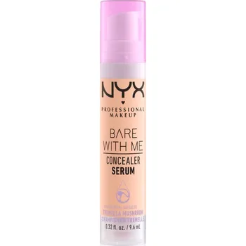 Přípravek na tvář NYX Professional Makeup Bare With Me Concealer Serum hydratační korektor 2 v 1 odstín 2.5 Medium Vanilla 9,6 ml
