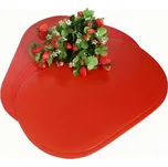 Prostírání ovál červené, 29 x 44 cm