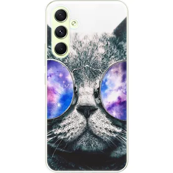 Pouzdro na mobilní telefon Odolné silikonové pouzdro iSaprio - Galaxy Cat - Samsung Galaxy A54 5G