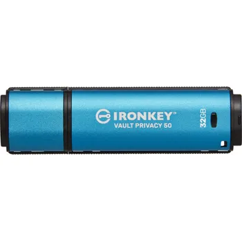 USB flash disk Kingston IronKey Vault Privacy 50 32 GB, USB-Stick IKVP50/32GB