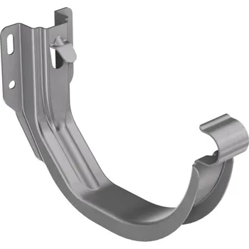 okap BRYZA Hák žlabu římsový/čelní pozinkovaný Ø 125 mm, Přírodní pozink