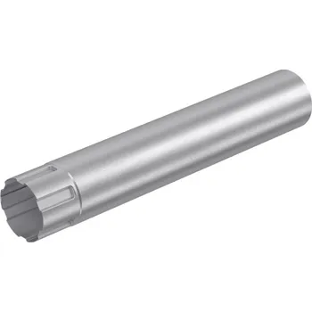 okap BRYZA Svod pozinkovaný Ø 90 mm, délka 1M, Přírodní pozink