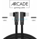 Kabel SWISSTEN ARCADE USB-C / USB-C 1,2m, černý a zpět 18 Kč s ATC Clubem