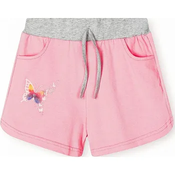 Dívčí kraťasy Dívčí kraťasy Kugo WL0827 - broskvová Barva: Broskvová, Velikost: 116/122