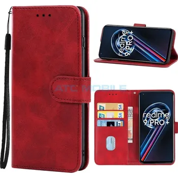 Pouzdro na mobilní telefon Pouzdro Book Realme 9 Pro+ (RMX3392) otevírací červené a zpět 18 Kč s ATC Clubem