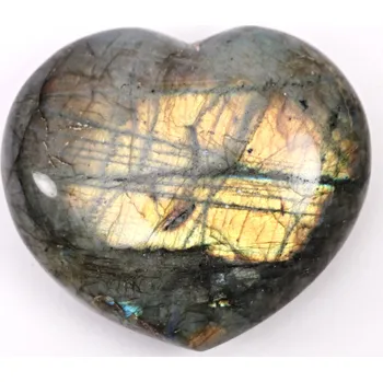 Drahý kámen Magieprirody.cz Srdce Labradorit 99x90 mm 501g přírodní kámen #K562